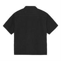 BIRKHOLM Muslin Skjorte Midnat Sort